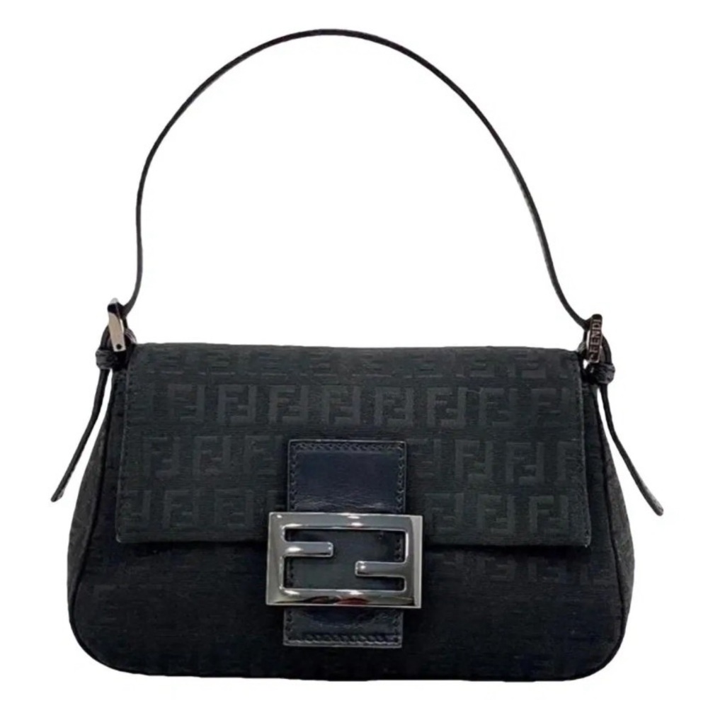 Fendi Black Zucca Print Handbag